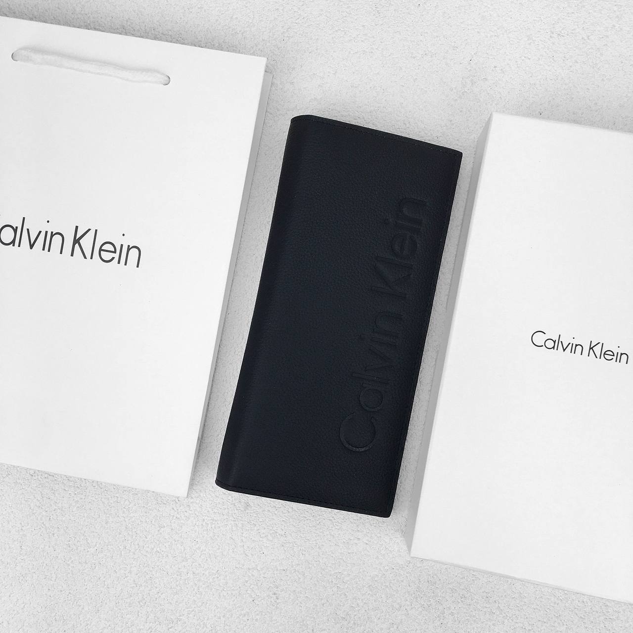 Calvin Klein Unisex Embossed Logo Around Long Wallet #37
