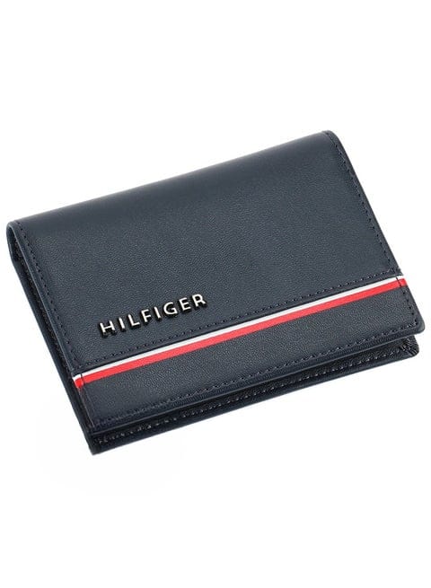 TH Navy Leather Wallet For Men #210