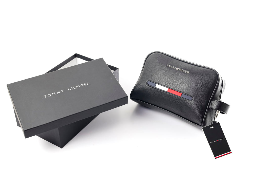 Black Tommy Hilfiger Leather Bag #50