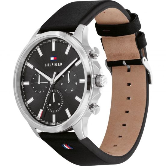 Tommy Hilfiger Ryder Black Leather | Model TH1710495