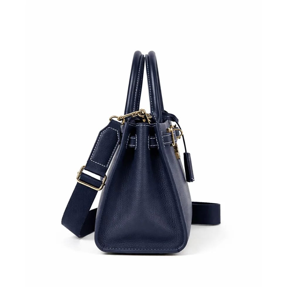 Tommy Hilfiger Locked Satchel – Midnight Navy #16