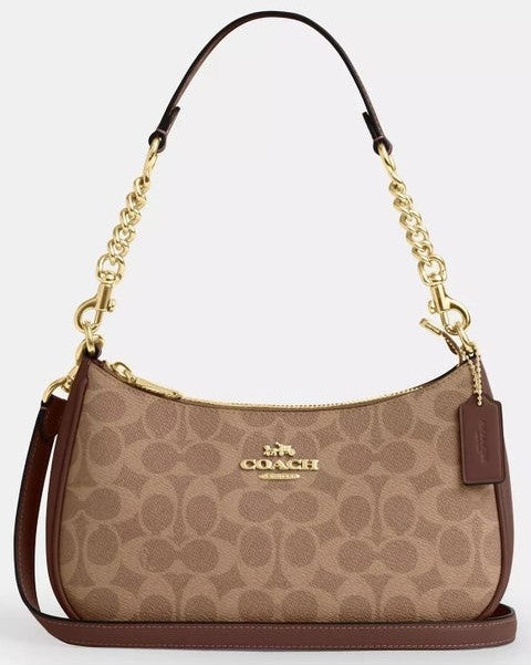 COACH Teri Shoulder Bag in Signature Canvas #46