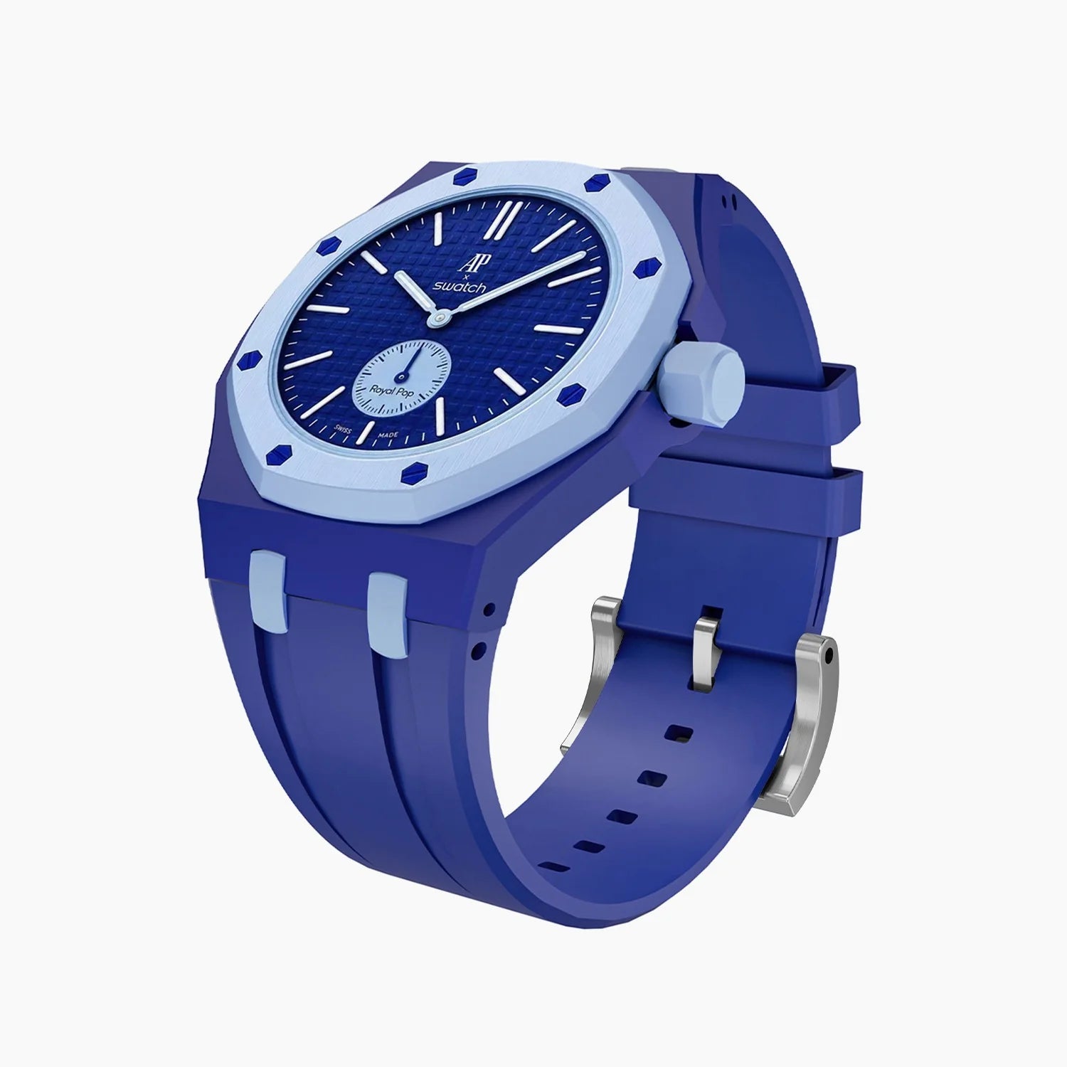 Lan Ba Swatch x AP Royal Pop Automatic Watch & Strap