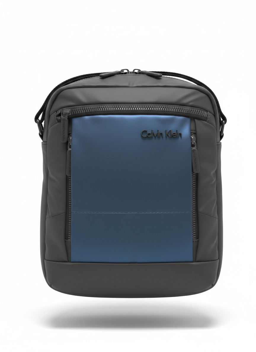 CK Crossbody Bag For Men – Black & Blue #150