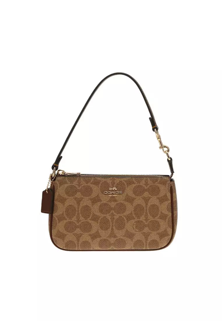 COACH Signature Canvas Small Shoulder Bag – Brown #29