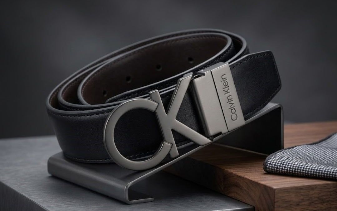 Calvin Klein Leather Belt & Wallet Gift Set #1