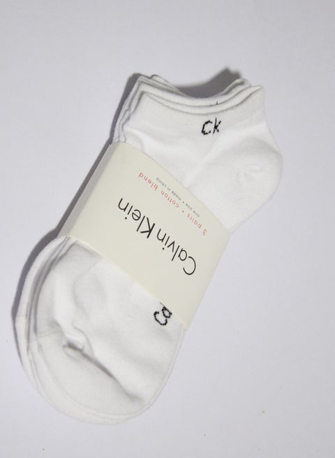 Calvin Klein Combed Cotton Ankle Socks (3-Pair Pack) – Black & Red Detail, Unisex Everyday Comfort #12