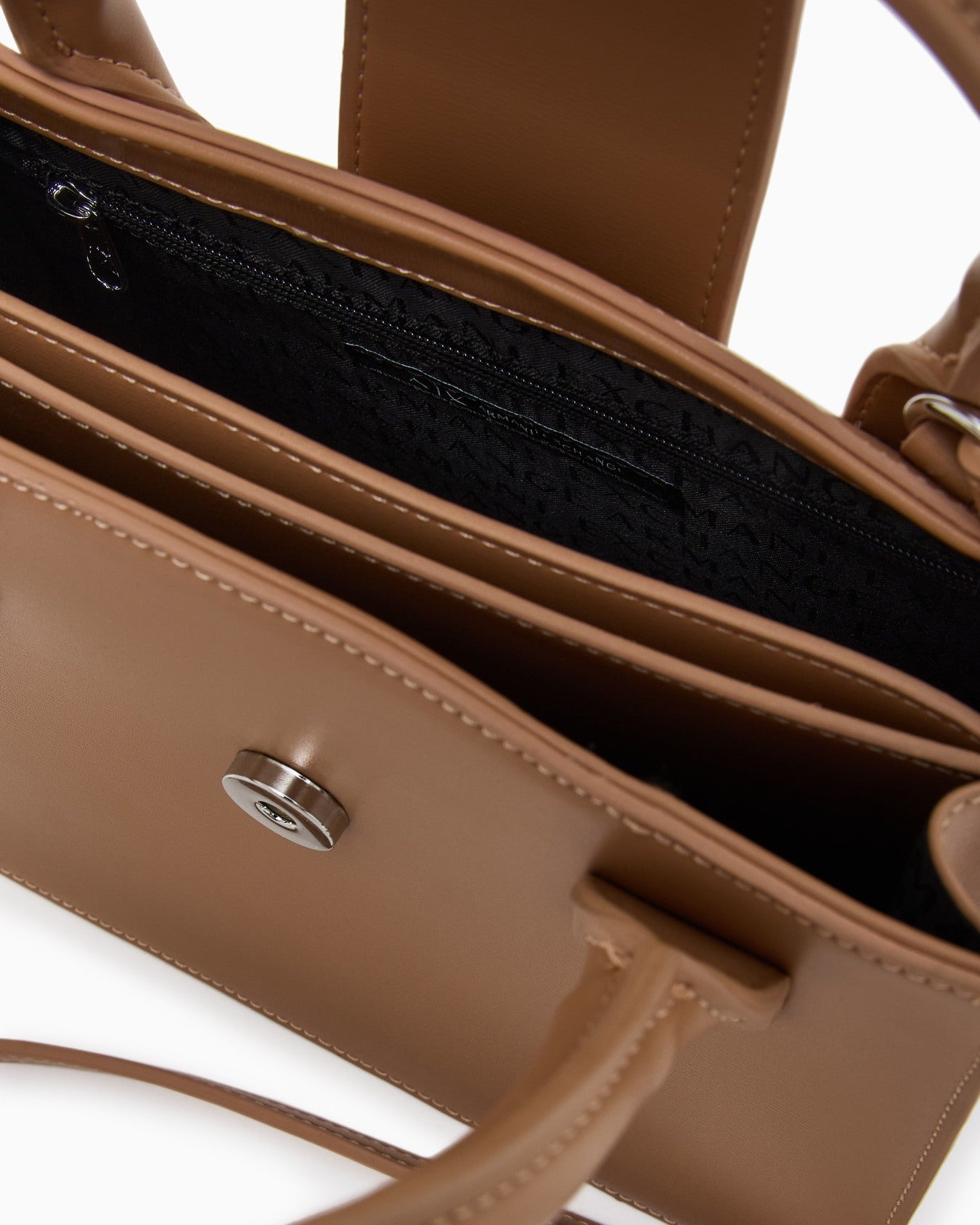 A|X X Armani Exchange Structured Satchel – Bold Metallic Logo, Premium Multi #2