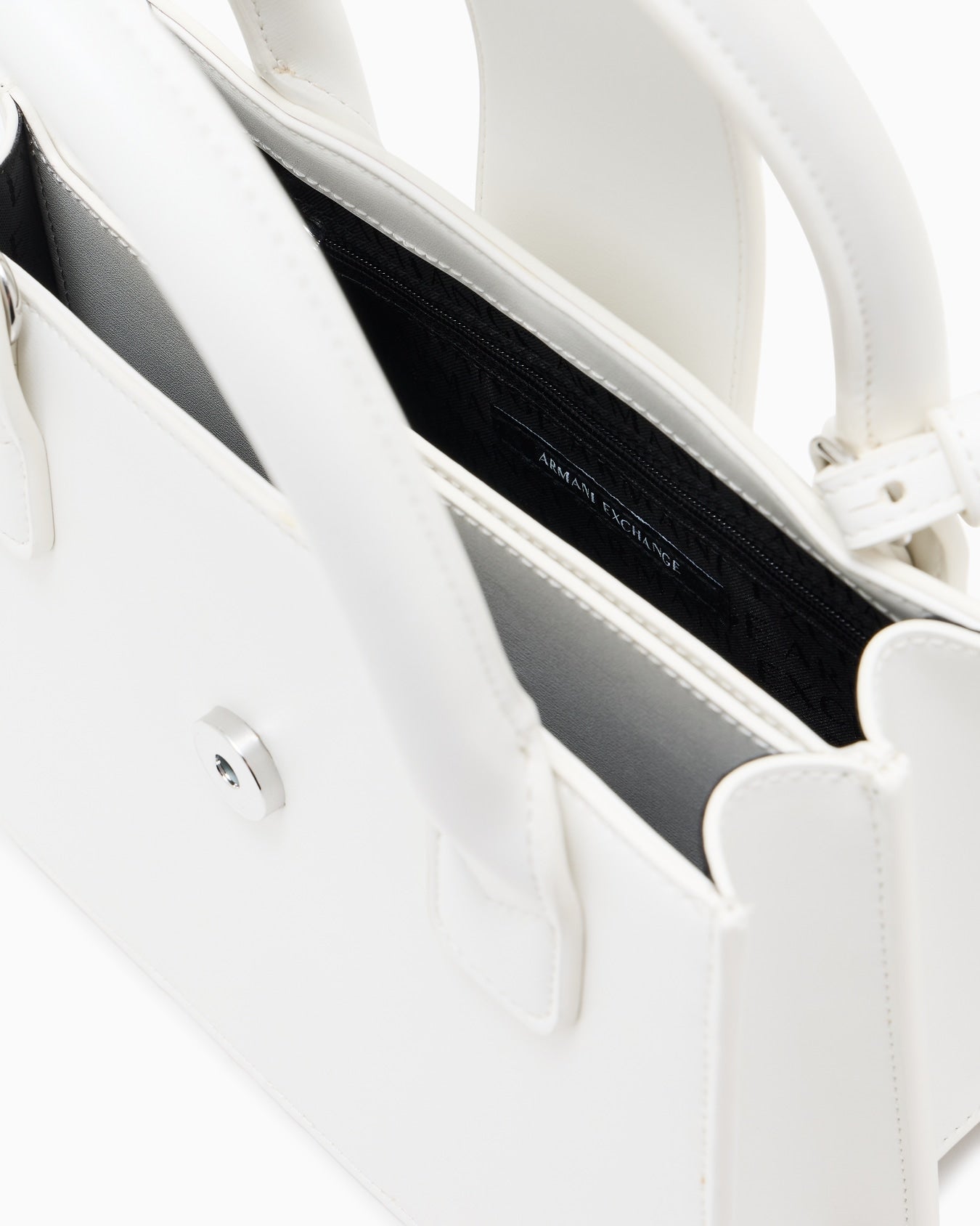 A|X Armani Exchange Structured Satchel – Bold Logo #2
