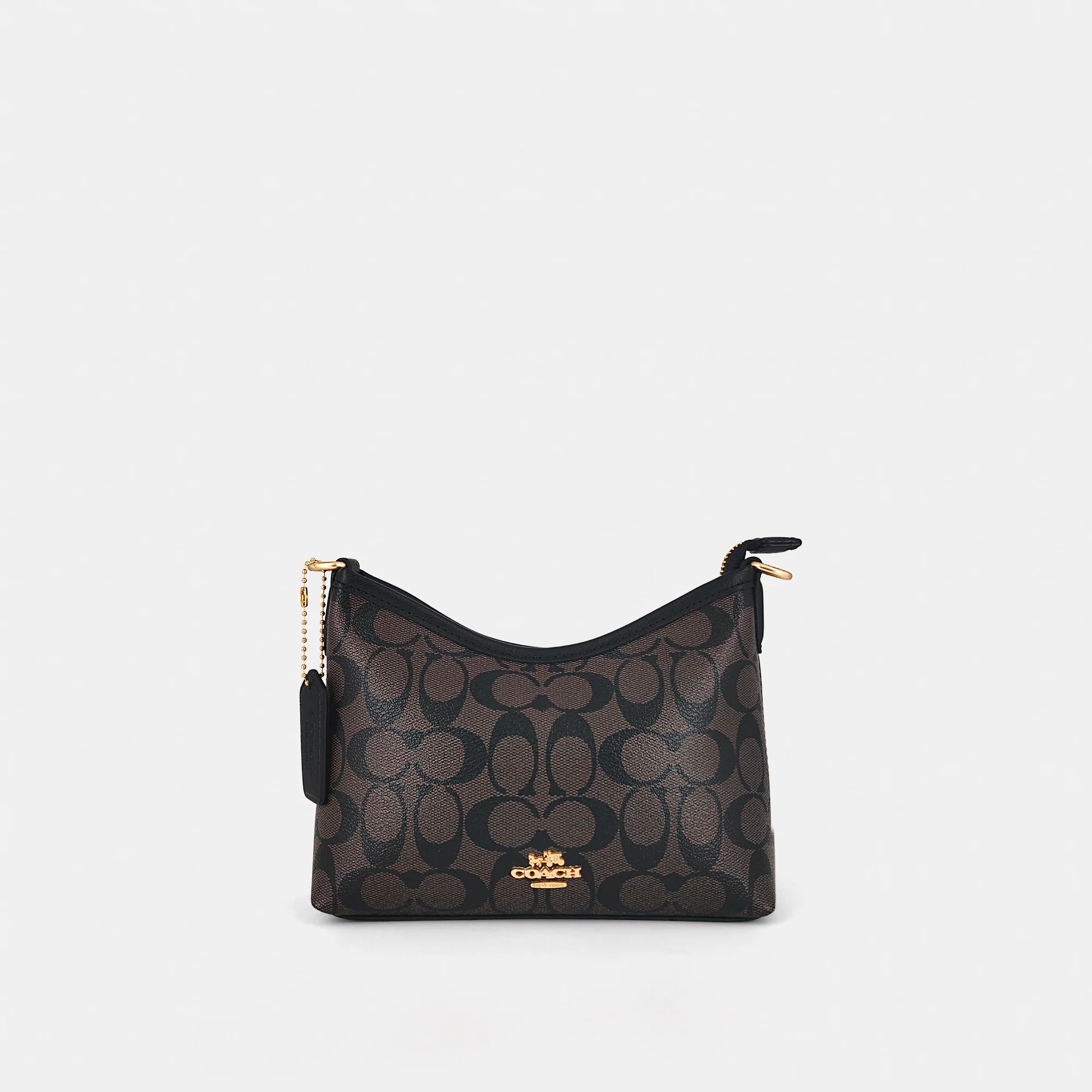 COACH Mini Signature Hobo Bag - Brown &Black #20