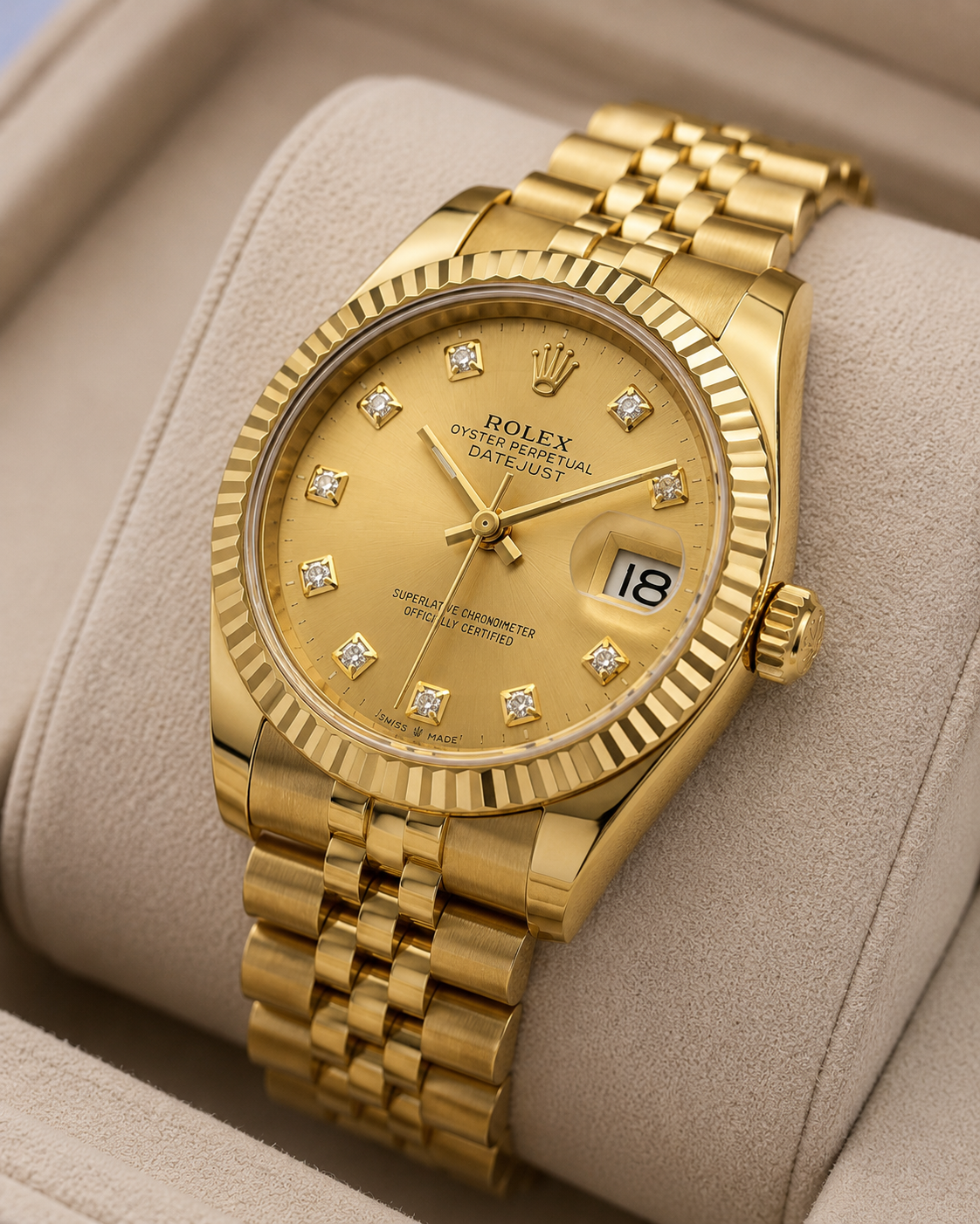 Luxury Rolex Datejust Full Elegant Gold Edition Rolex-w.05
