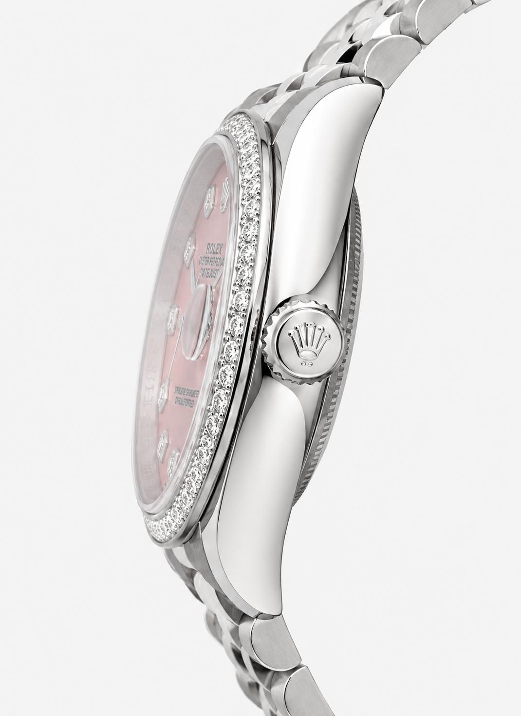 Luxury Rolex Datejust Classic Silver Edition with Soft Pink Dial Rolex-w.04