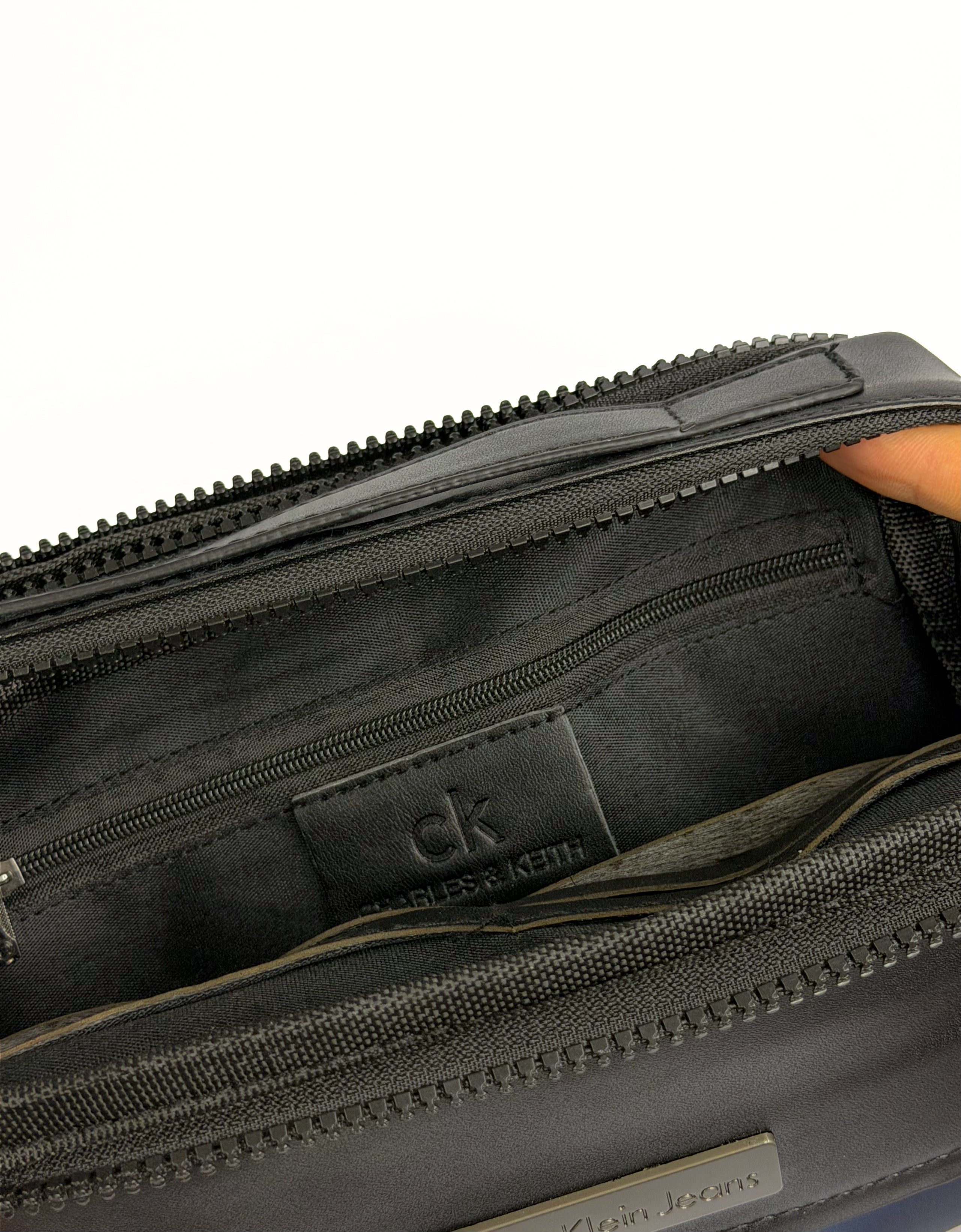 CK Black Crossbody Bag For Men #0002