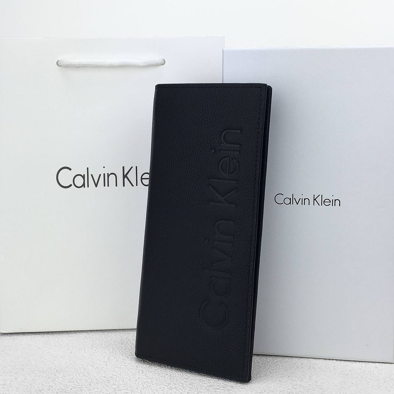 Calvin Klein Unisex Embossed Logo Around Long Wallet #37