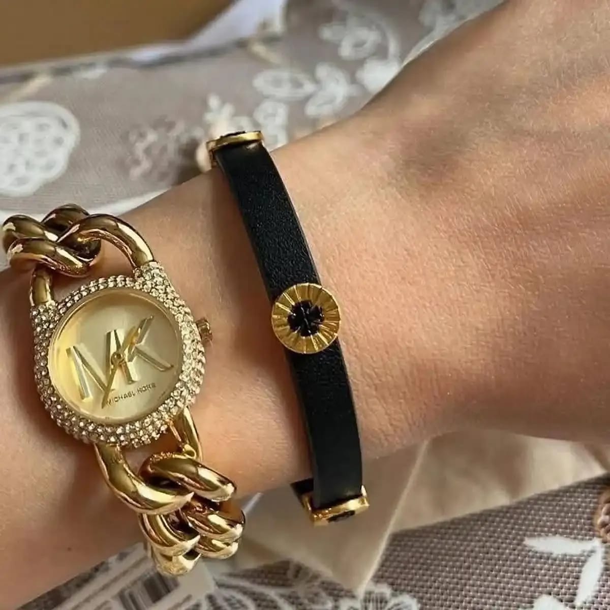 Michael Kors MK01067 Slim Runway Women’s Watch - Gold Tone