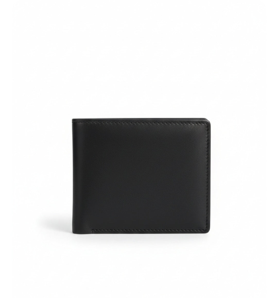 Boss Black Leather Wallet For Men #1