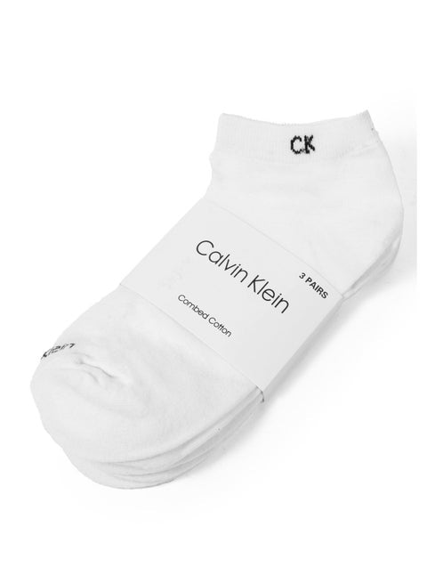 Calvin Klein Combed Cotton Ankle Socks (3-Pair Pack) – White, Unisex Everyday Comfort #11