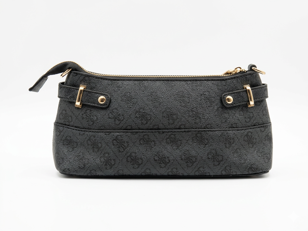 Guess Midnight Black Monogram Crossbody Bag #21