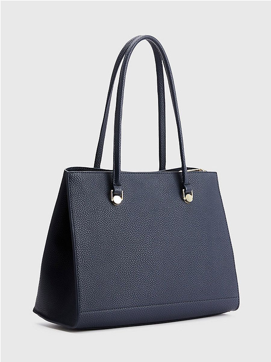Tommy Hilfiger Navy Striped Tote Bag #46
