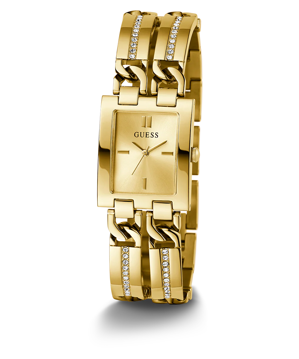 The Golden Radiance: Guess GW0668L2 | Crystal-Embellished Luxury Watch
