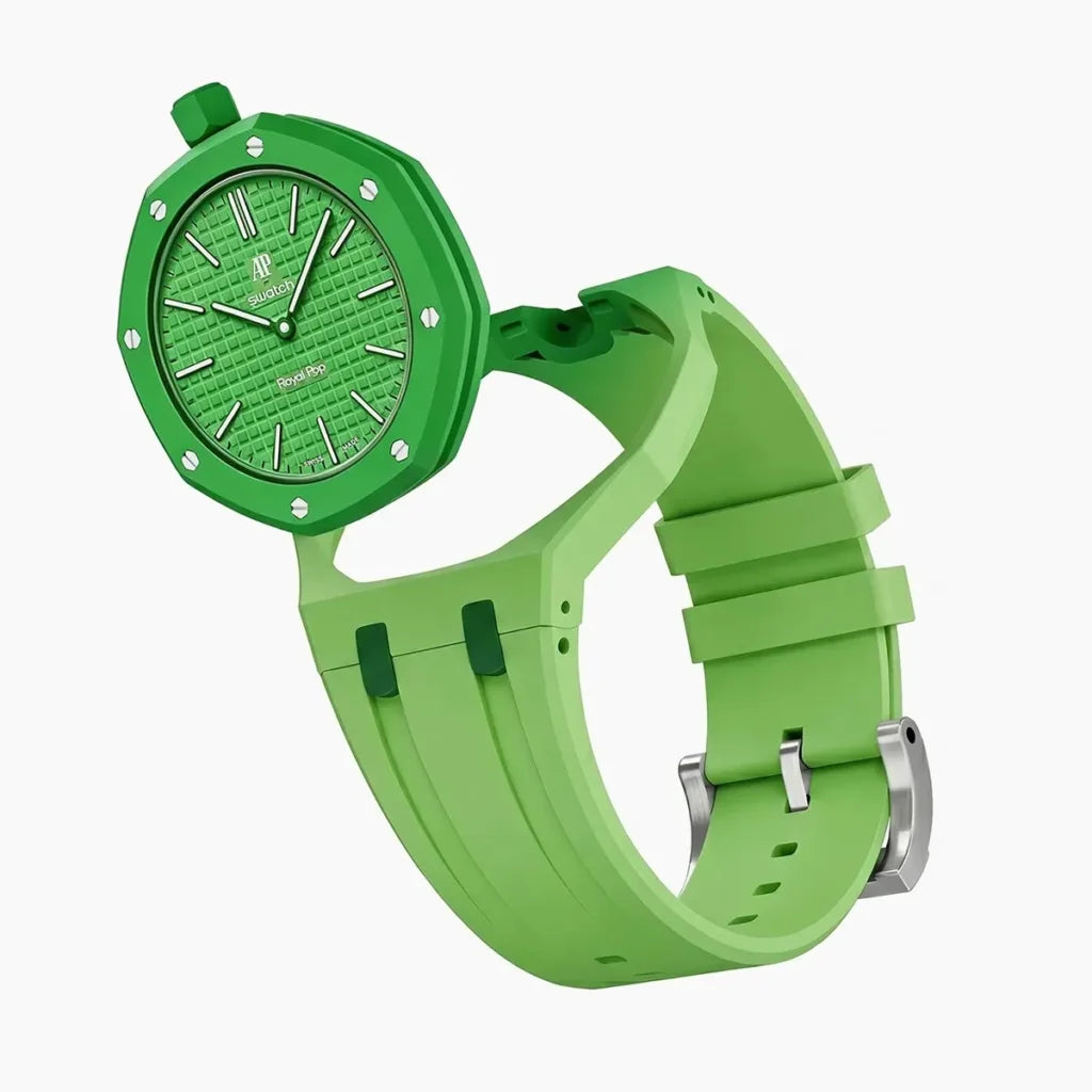 Green Eight Swatch x AP Royal Pop Automatic Watch & Strap