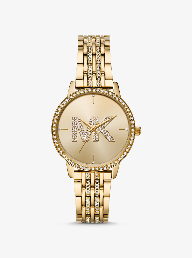 Michael Kors Pyper Gold-Tone Crystal | Model MK4371