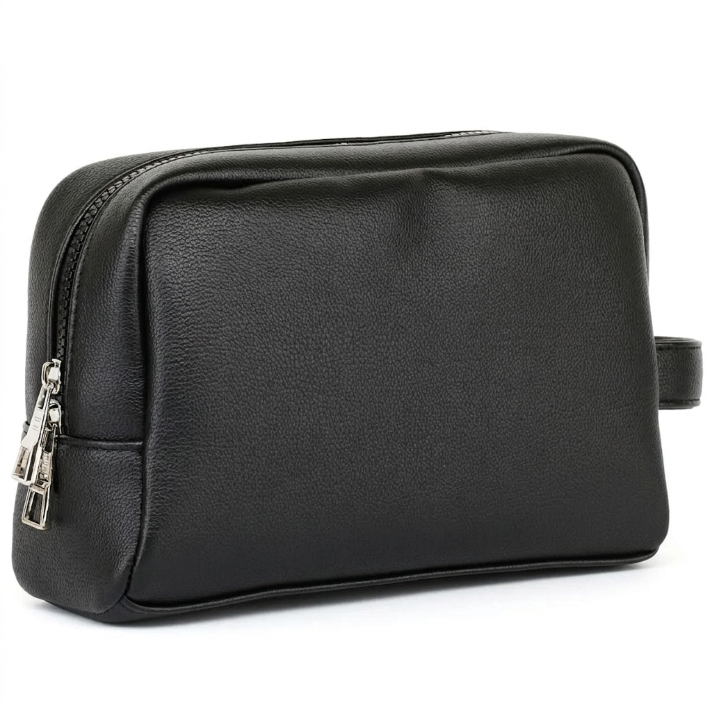 Tommy Hilfiger Black Leather Handbag For Men #37