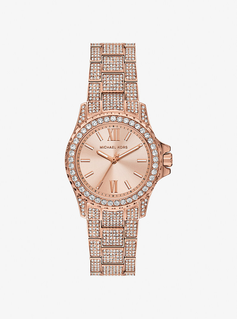 Michael Kors Camille Rose Gold-Tone Pavé | Model MK01198