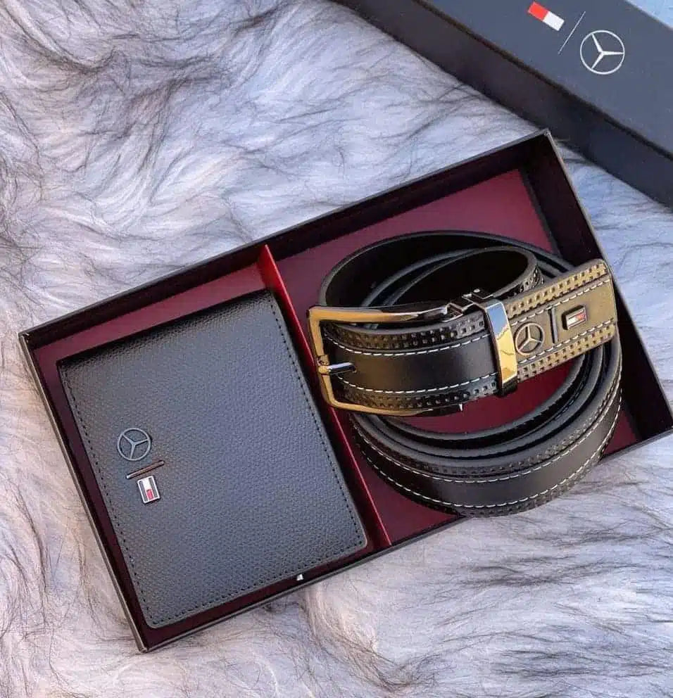 Tommy Hilfiger Men’s Luxury Gift Set: Leather Belt & Bi-Fold Wallet Duo #6