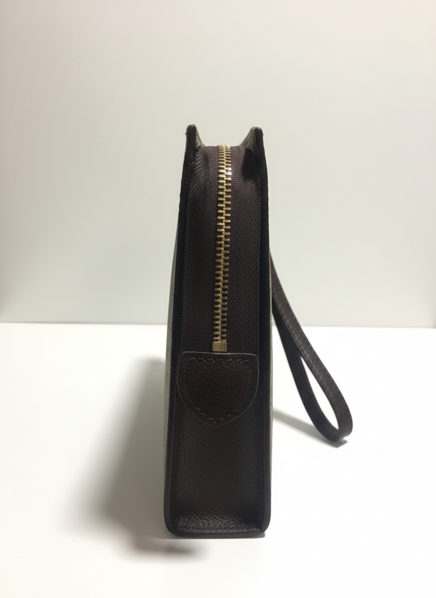 GUCCI GG Supreme Canvas Wristlet Pouch – Classic Monogram #1