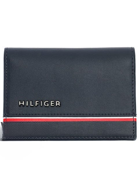 TH Navy Leather Wallet For Men #210