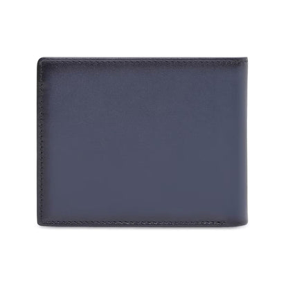 TH Navy Leather Wallet For Men 203#