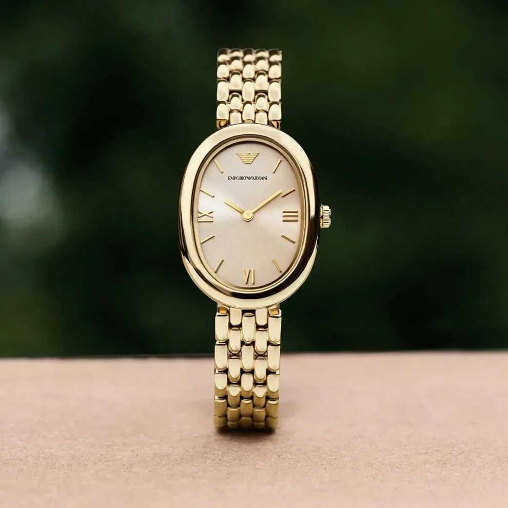 Emporio Armani Ladies' Two-Tone Gold Watch | Model AR11707