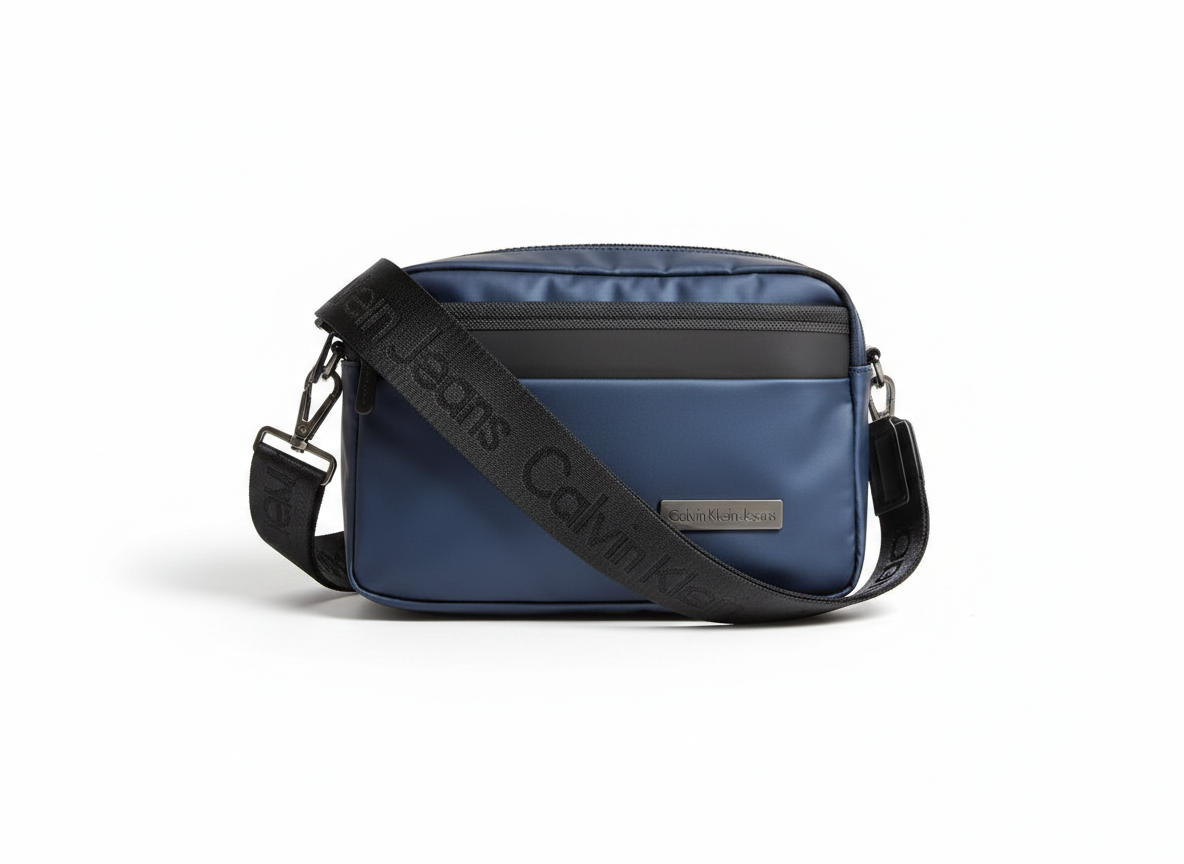 CK Crossbody Bag For Men – Blue&Black #153