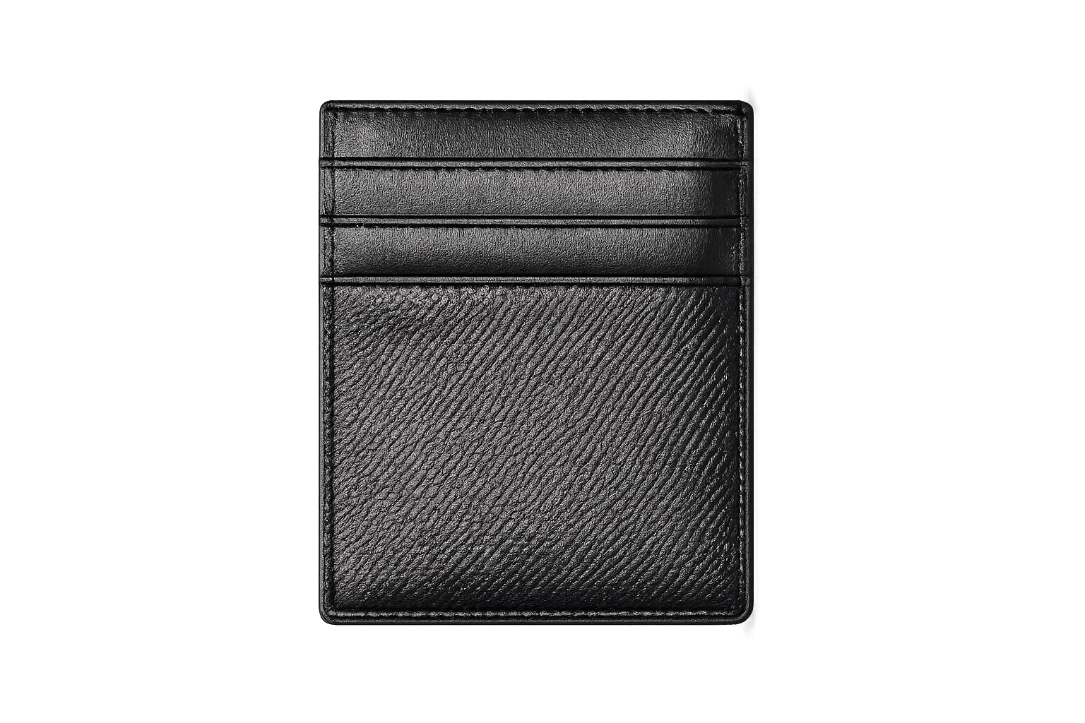 Tommy Hilfiger Textured Leather Card Holder - Signature Emblem