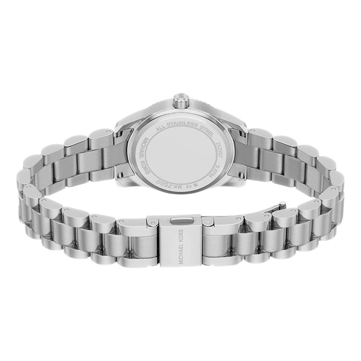 Michael Kors Lennox Silver-Tone Green Dial | Model MK7580
