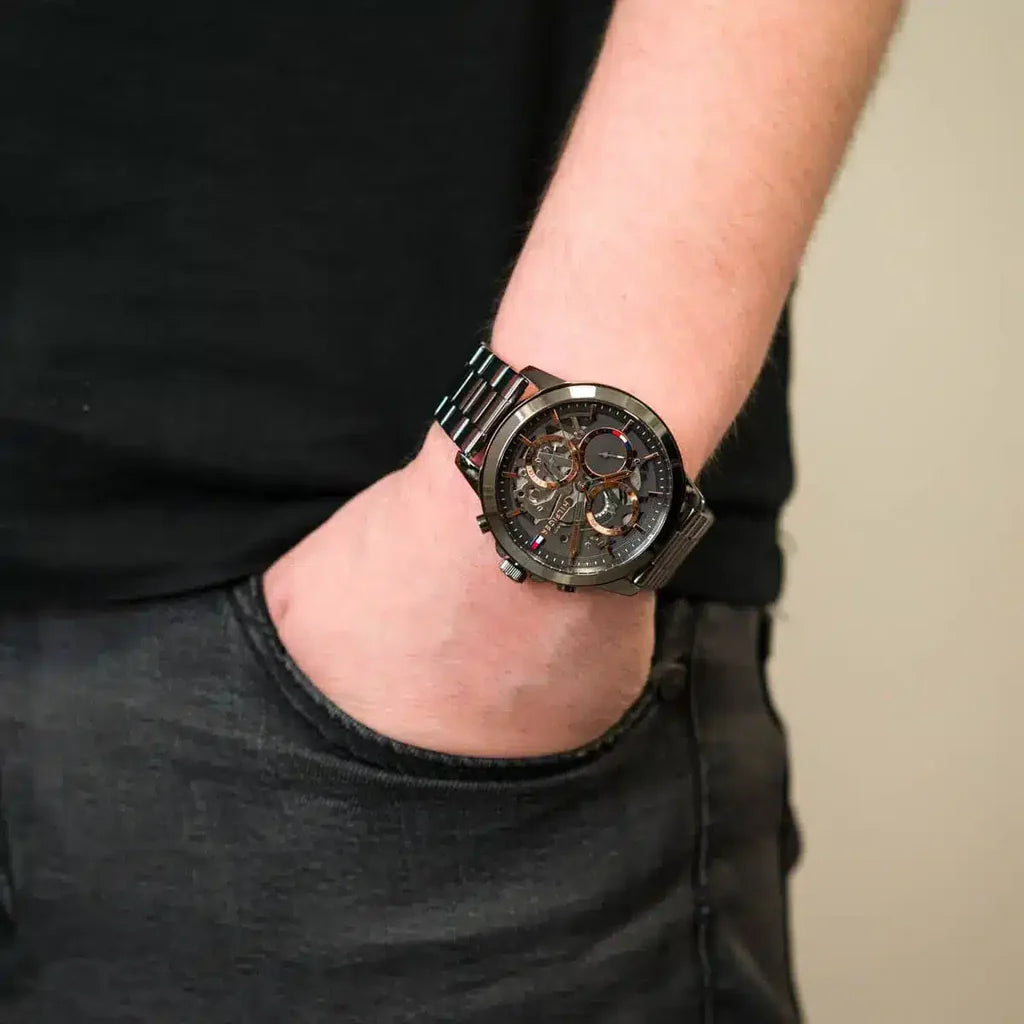 Tommy Hilfiger Henry Grey Skeleton | Model TH1710479