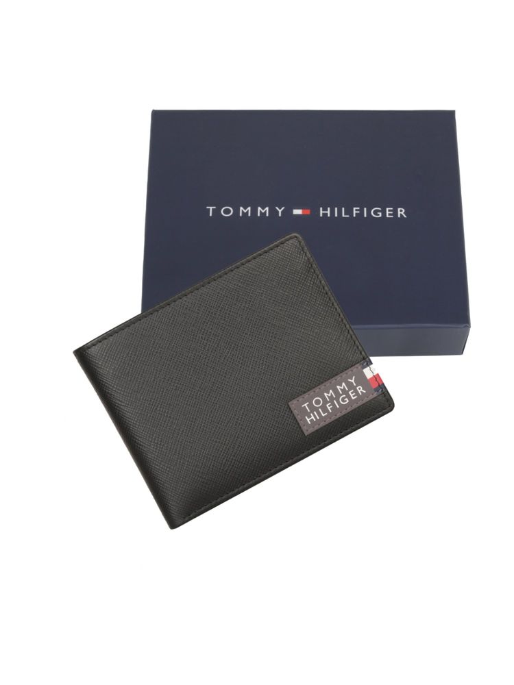 Midnight Black Tommy Hilfiger Bifold Wallet #61