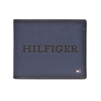 TH Navy Leather Wallet For Men 203#