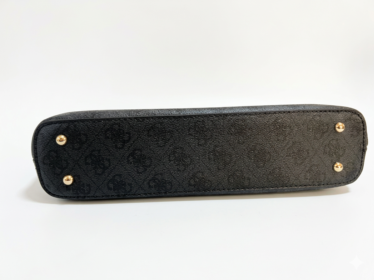 Guess Midnight Black Monogram Crossbody Bag #176