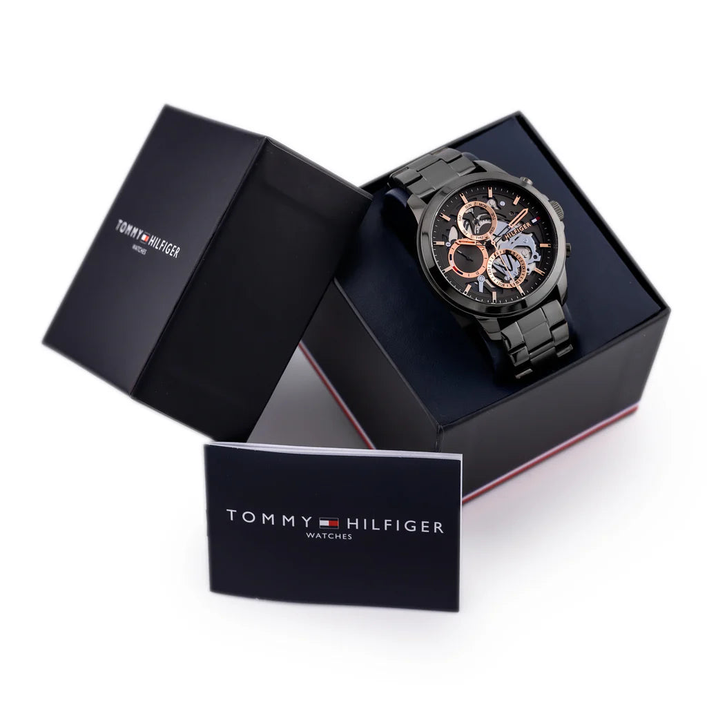 Tommy Hilfiger Henry Grey Skeleton | Model TH1710479
