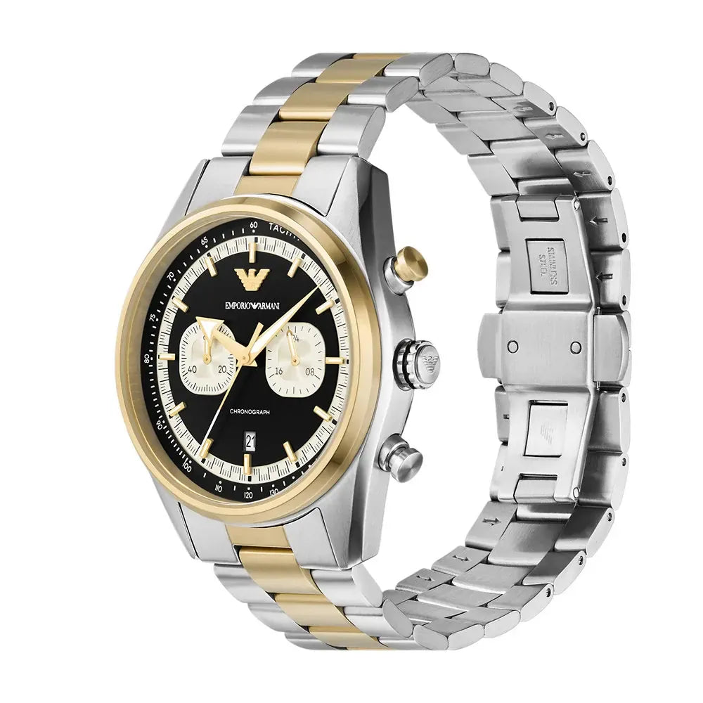 Emporio Armani Men's Racer Two-Tone Chronograph | Model AR11678