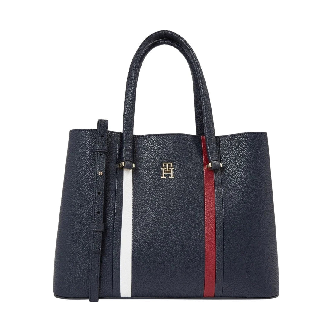 Tommy Hilfiger Navy Global Stripe Tote Bag #47