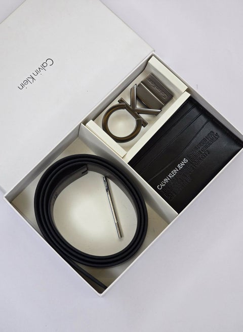 Calvin Klein Men’s Leather Belt & Card Holder Set #17
