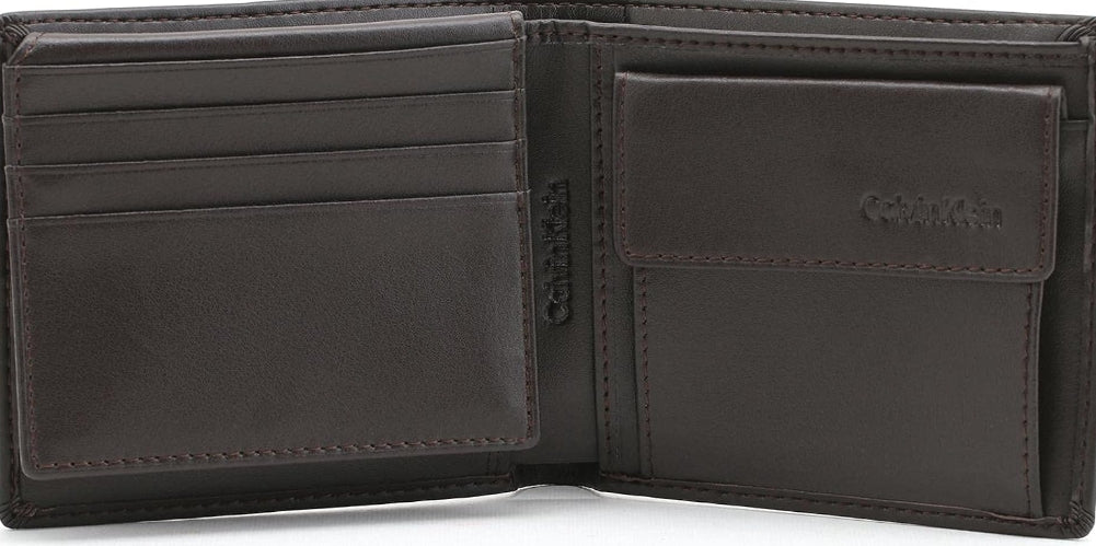 Calvin Klein Men’s 2-Piece Set: Smooth Leather Wallet & Matching Keychain #18