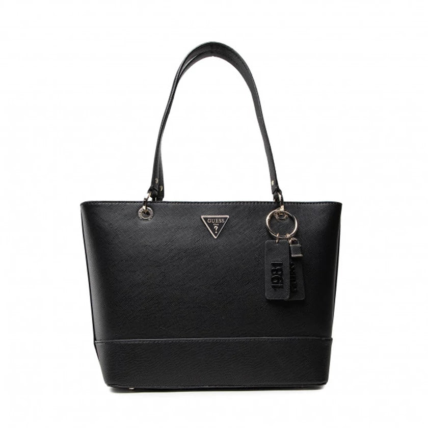 Guess Saffiano Tote Bag – Classic Black Leather Finish, Professional & Chic #7