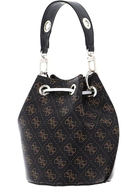 Guess Washington Mini Handbag – Black & Brown, Stylish Everyday Design #10