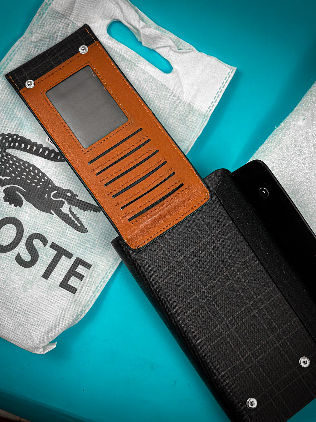 Lacoste Men’s Leather Long Wallet #149