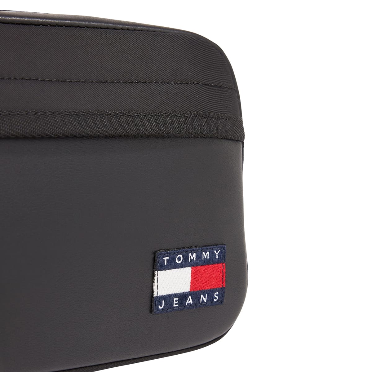 Tommy Hilfiger Polished Black Men’s Crossbody Messenger Bag #44