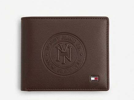 Tommy Hilfiger Men's Wallet & Card Holder Set - Dark Brown #70